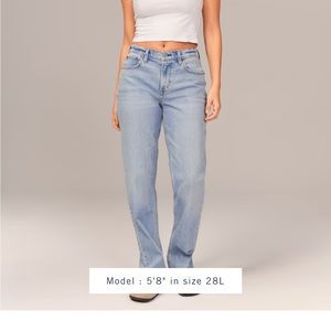 Abercrombie and fitch the 90s baggy low rise curve love